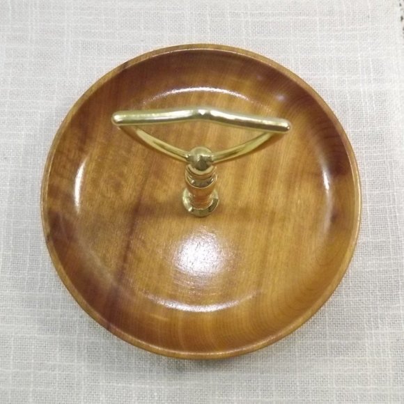 Vintage Hand Crafted Myrtlewood Trinket Dish - Picture 6 of 6
